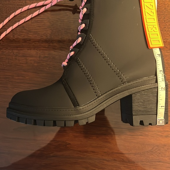 Women's Boot Cape Robbin Starlet Lace-Up Heel Booties  Black Size 7 - Picture 12 of 12